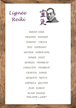 Lignée Reiki Philippe Laret